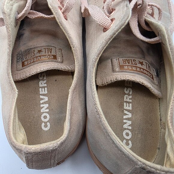 Converse Chuck Taylor Womens Size 9 Beige Shoes Skateboarding Casual Walking - Picture 9 of 13